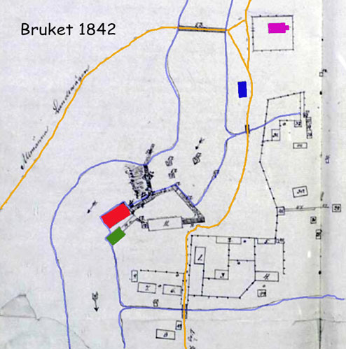 Järnbruket i Hörnefors 1842